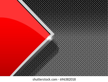 red and gray design template covers. Abstract background for a post in a social network. vector illustration.