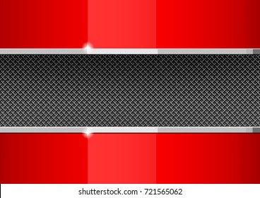 red and gray design template covers. Abstract background for a post in a social network. vector illustration.
