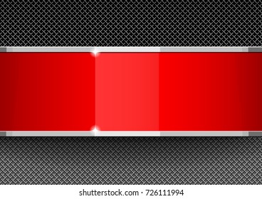 red and gray design template covers. Abstract background for a post in a social network. vector illustration.