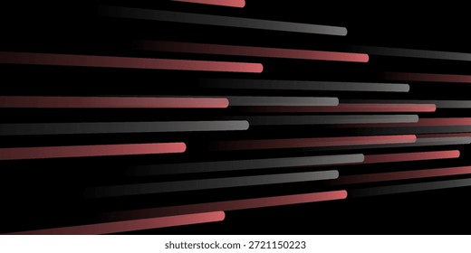 Fondo abstracto geométrico gris rojo sobre espacio oscuro con líneas de decoración en movimiento. Alta velocidad con estilo de rayas. Concepto moderno del elemento del Diseño gráfico para el Anuncio del Web, el volante, la tarjeta, o la cubierta del folleto