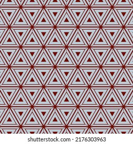 
red and gray trianfular geometric pattern