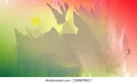 Red green abstract background nice for wallpaper or banner