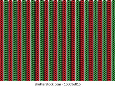 Red and Green Abstract Seamless Pattern. Vector
