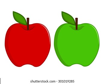 Red and Green Apple