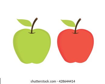 Red and Green Apple