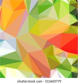 red green background geometric polygonal mosaic, vector illustration, abstract texture triangle