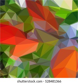 red green background geometric polygonal mosaic, vector illustration, abstract texture triangle