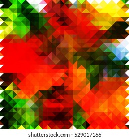 red green background geometric polygonal mosaic, vector illustration, abstract texture triangle