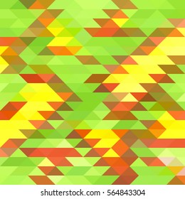 red green background geometric polygonal mosaic, vector illustration, abstract texture triangle