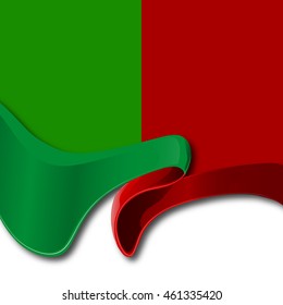 red green background with lines