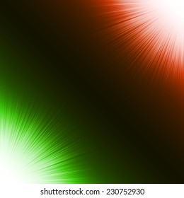 red and green beam vector
