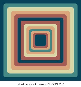 red, green, blue and yellow colored vector pattern consisting of square sharp lines