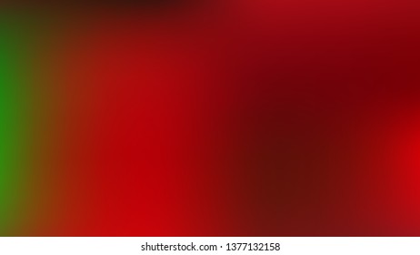 Red and Green Blurry Background