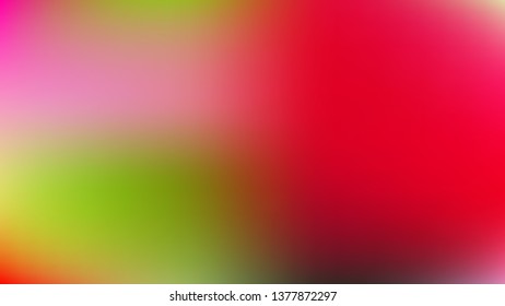 Red and Green Blurry Background