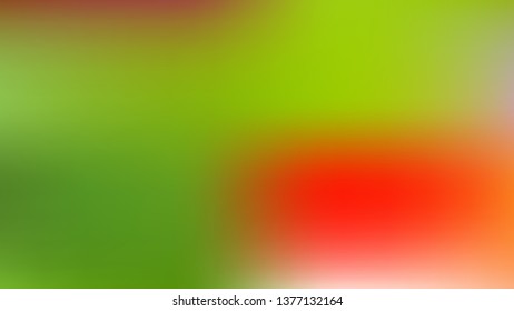 Red and Green Blurry Background Illustration