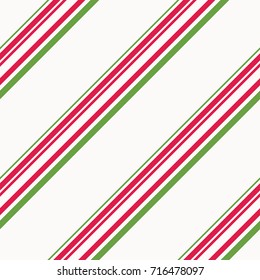 Red and Green Candy Cane Stripes Christmas Seamless Pattern - Great for Christmas and Winter Projects, Wrapping Paper, Backgrounds, Wallpapers.