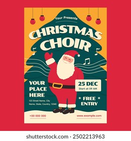 Red Green Christmas Choir Flyer