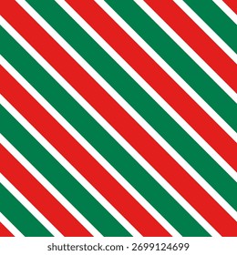 vermelho e verde Natal listras padrão fundo.
