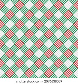 Red, green, Christmas team background pattern for screening on various materials such as bags, handkerchiefs, curtains, sheets, wrapping paper, boxes, cards, cell phone cases, mugs, plates, etc.