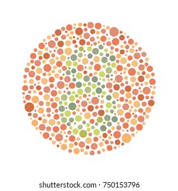 Red Green Color Blind Test - Number 8