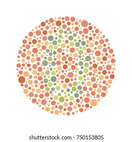 Red Green Color Blind Test - Number 0