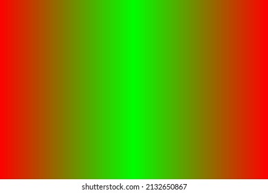 Red and green colored background. Smooth and blurry color gradient