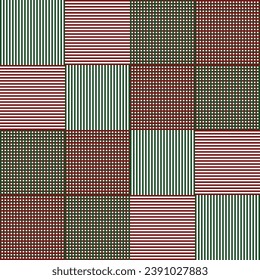 red and green geometric abstract background