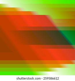Red and green geometrical abstract  background made of lines and squares. Vector.