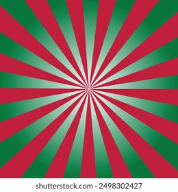 Red and Green light Sunburst abstract texture Background