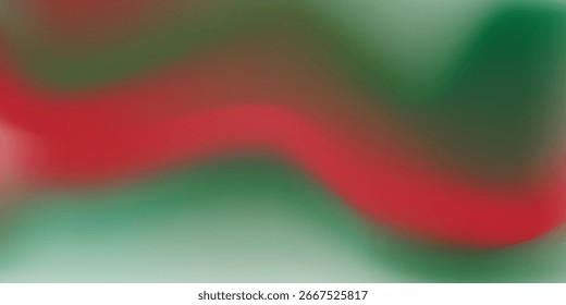 Espacio de copia de Plantilla de fondo de malla de gradiente líquido rojo y verde. diseño de fondo de gradiente de color dinámico abstracto. Vector simple.