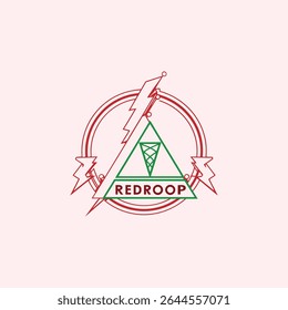 A red and green logo for REDROOP featuring a triangle and lightning bolt. - Powered by Shutterstock - Get 15% off with code: PIKWIZARD15