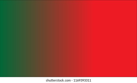 Red and green mesh gradient vector background for Christmas with copy space