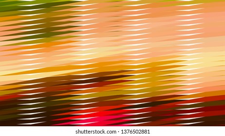 Red Green and Orange Horizontal Lines and Stripes Background