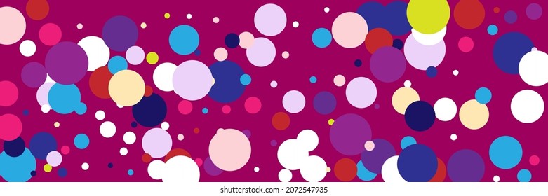 Red Green Purple Children Circles Background. Dark White Pink Indigo Vivid Rainbow Background. Color Pastel Kids Beige Bright Yellow Textile. Play Violet Multicolor Vibrant Blue Print.