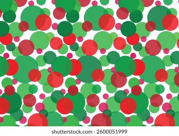 Red and green seamless pattern for wallpaper and textiles vector design.
