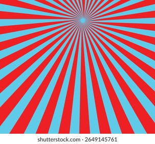 Red green sunshine colorful vector background. Abstract sunburst design wallpaper for template banner business social media advertising. cartoon backdrop.