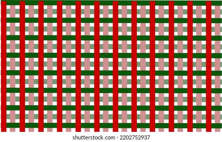 Red Green White Checks Stock Vector (Royalty Free) 2202752937 ...