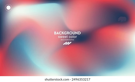 red, green, white color gradient abstract wave background. Minimalist pastel colors