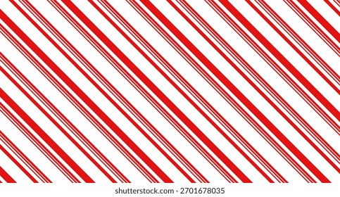 Rojo, verde y blanco Líneas diagonales sin patrón de fondo. Vector de fondo abstracto de Navidades alegres. Diseño de papel de regalo para vacaciones. Navidades de rayas de Vertical sin patrón Candy cane