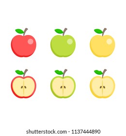 Red Green Yellow Apples