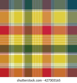 Red Green Yellow Checkered Texture Stock Vector (Royalty Free ...