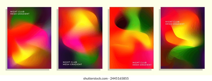 red green yellow grainy mesh gradient cover design set, for cover, poster, background, magazine, flyer, catalog, ppt, etc
eps 10 vector design. - Vector στοκ