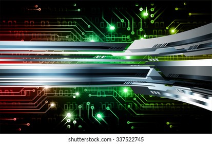 red green yellow illustration of technology internet network computer background with binary number, style. infographics. Information. motion blur. pixel. Binary digit. number. vector. silver
