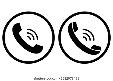 Red and green yes no buttons icon isolated on white background. Answer and decline symbol modern, simple, vector, icon for website design, mobile app, UI. Accept call and decline phone icons. EPS 10