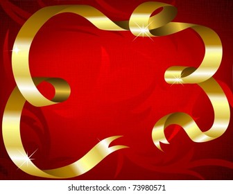 Red greeting card