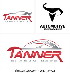 Red grey black car vector speedometer line art modern logo vector suitable for automotive service repaint business transportation industrial company