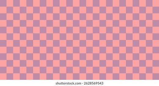 Red and grey checkered pattern, checkerboard seamless pattern. vector