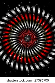 Red and grey circles vector