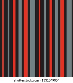 Red grey Stripe pattern on black