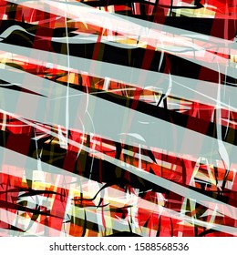 Red and grey striped seamless texture. Abstract vector background for web page, banners backdrop, fabric, home decor, wrapping